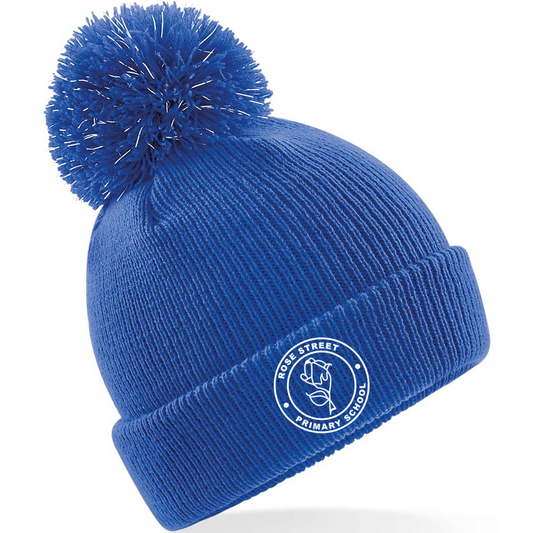 Rose Street - Reflective Bobble Beanie