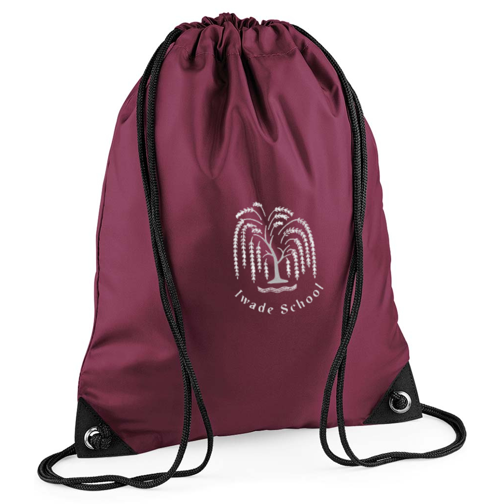 Iwade Primary - PE Bag | Burgundy