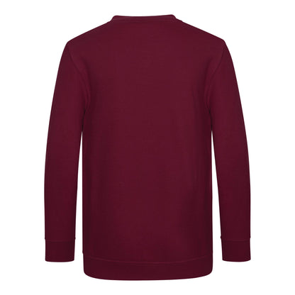 V-Neck Sweatshirt | Burgundy