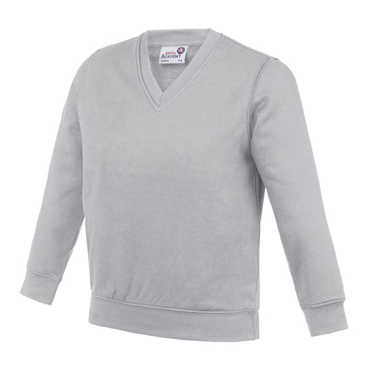 V-Neck Sweatshirt | Grey