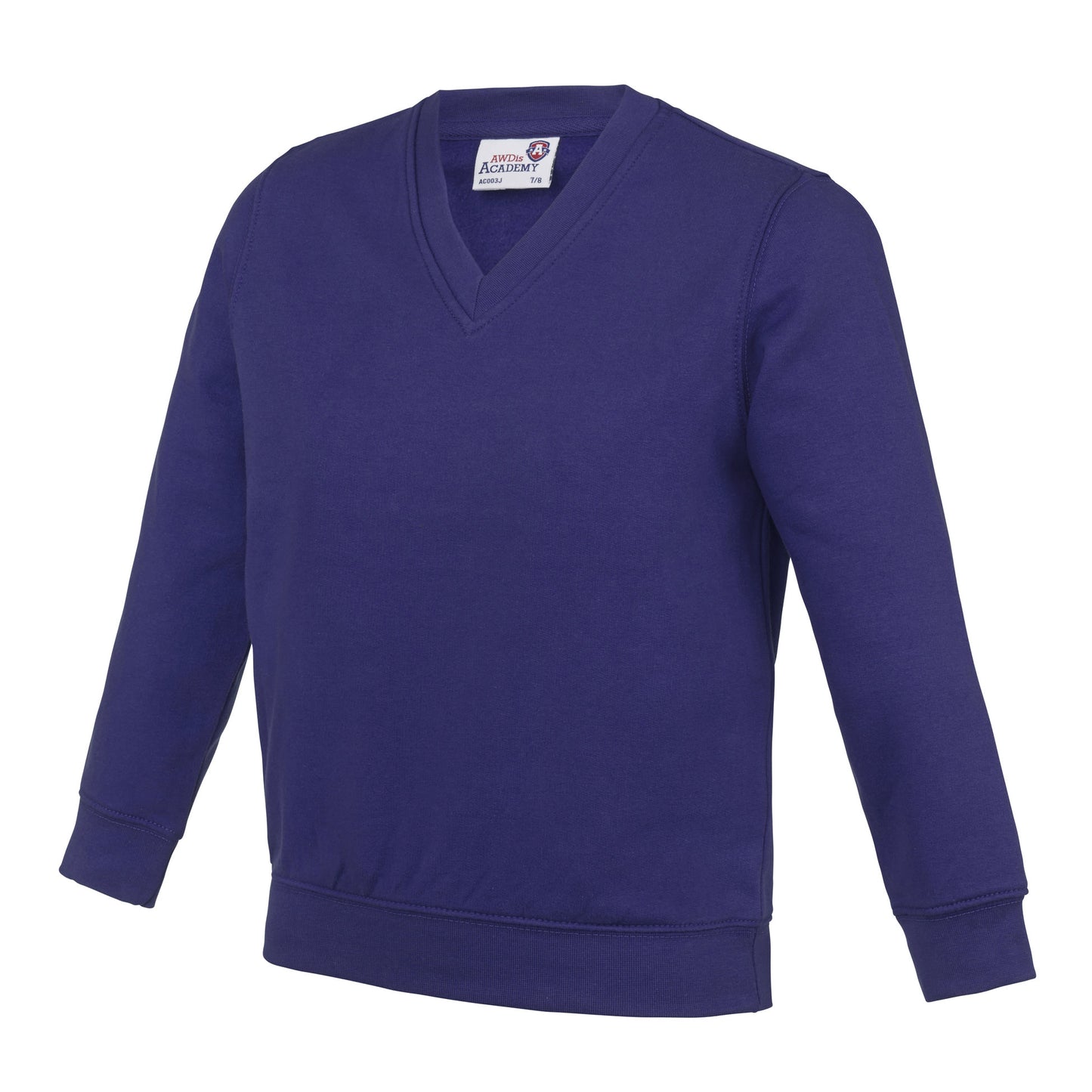 V-Neck Sweatshirt | Purple