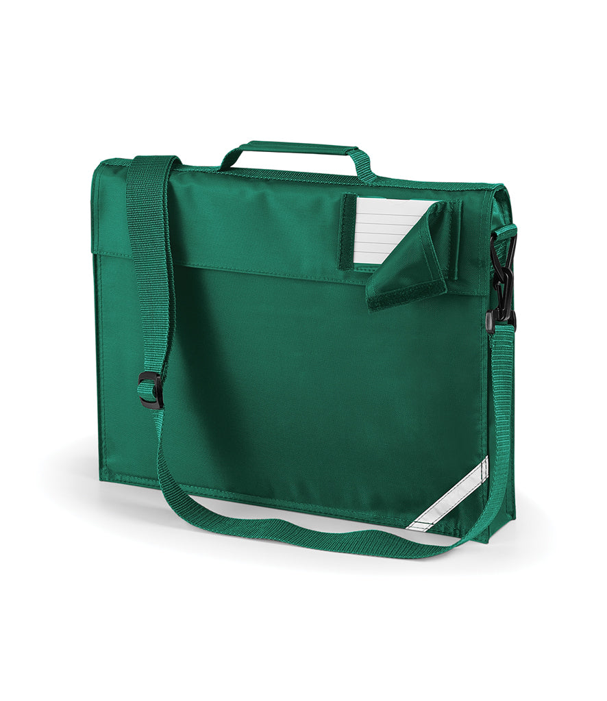 Junior Book Bag with Strap | Bottle Green